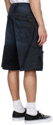 Diesel Black Cotton Shorts