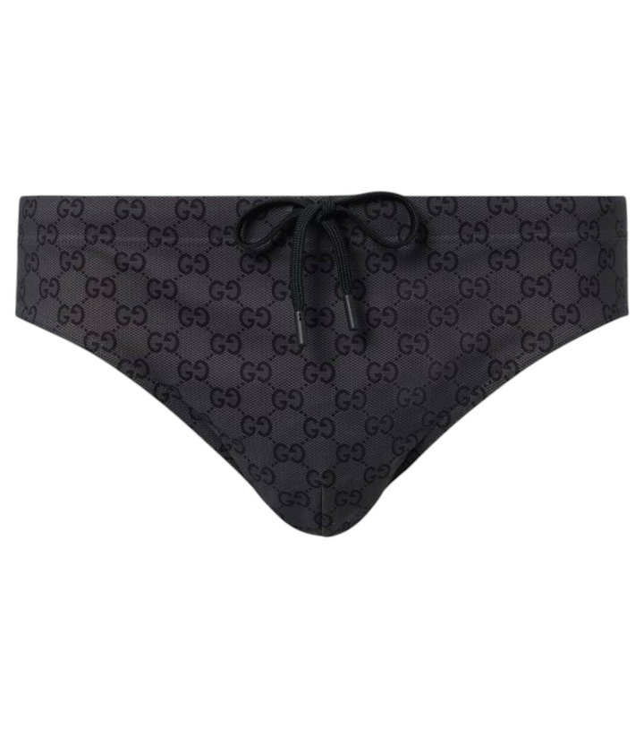 Photo: Gucci GG printed swim briefs