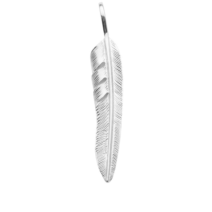 Photo: First Arrows Kazekiri Feather Silver Large Pendant
