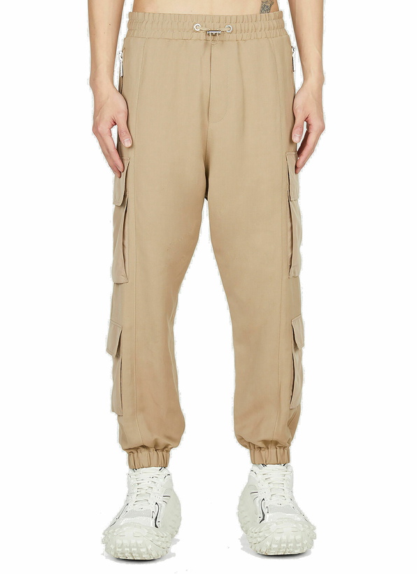 Photo: Balmain - Tapered Cargo Pants in Beige