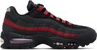 Nike Black & Red Air Max 95 OG Sneakers