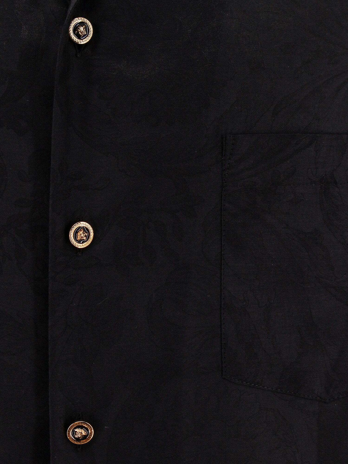 Versace Shirt Black Mens Versace