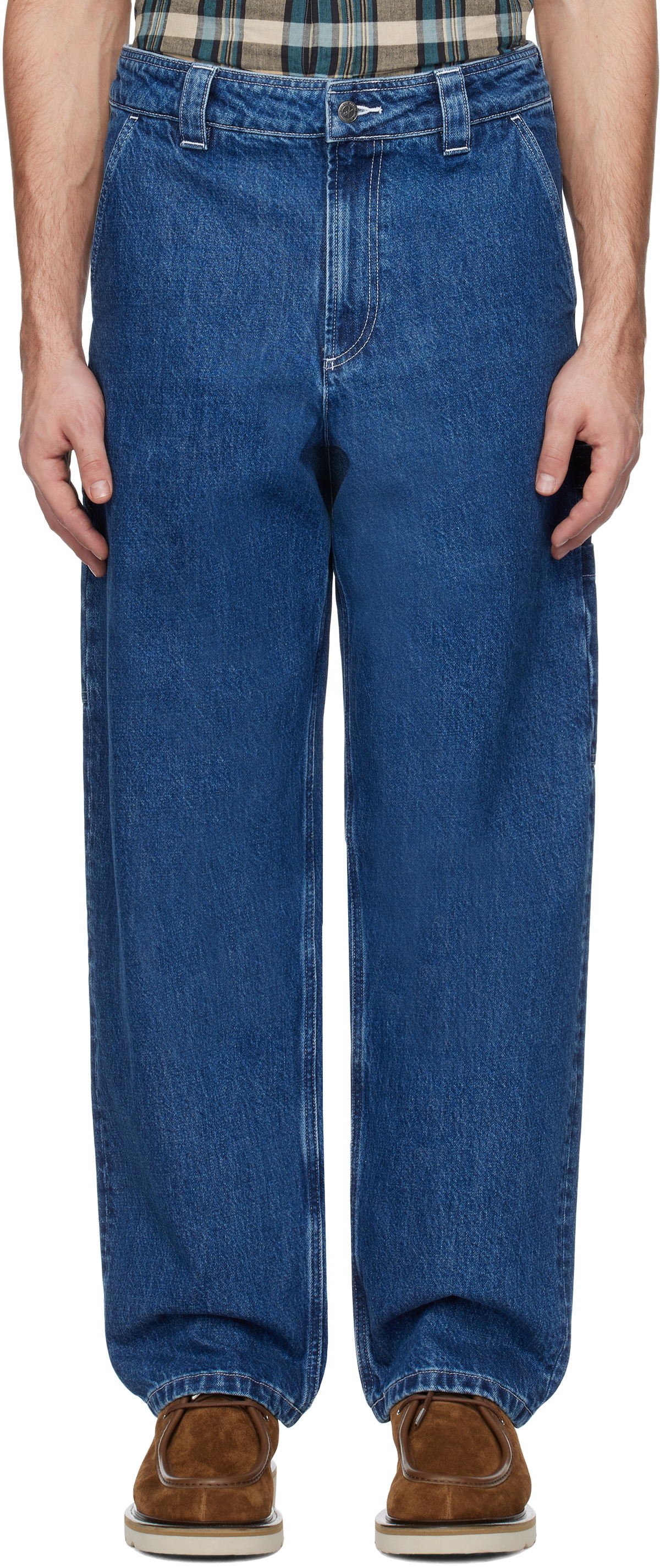 【関税込み】A.P.C. ブルー Fergus ジーンズ A.P.C. Fergus Jeans | Blue | FARFETCH