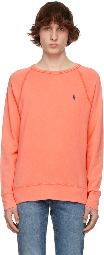 Photo: Polo Ralph Lauren Red Terry Spa Sweatshirt