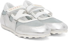 Marni Silver & Blue Mary Jane Velcro Sneakers