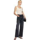 AGOLDE Black Low Slung Baggy Jeans