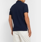 Etro - Logo-Embroidered Cotton-Piqué Polo Shirt - Navy