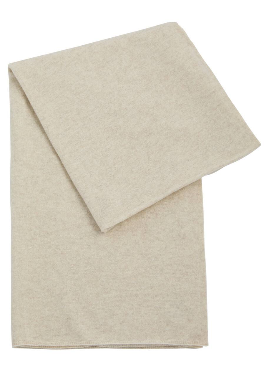 Loop Cashmere Lofty Blanket Cashmere Scarf - Cream - One Size