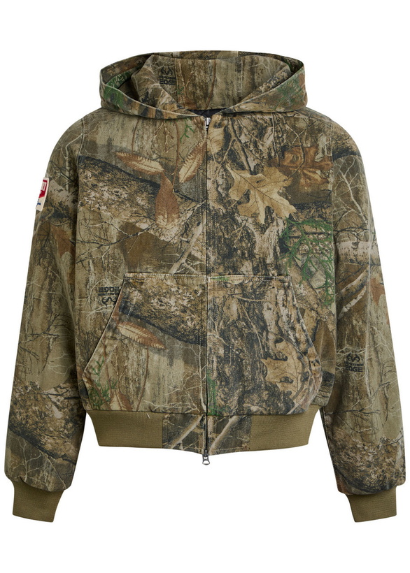 Photo: Cherry Los Angeles Camouflage Hooded Canvas Jacket Multicoloured 1