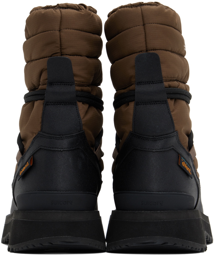 SUICOKE Brown BOWER-TRevab-HI-LACE Boots
