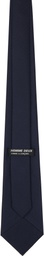 Comme des Garçons Homme Deux Navy Ground Weave Plan Tie