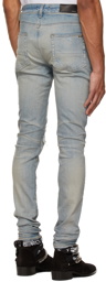 AMIRI Blue & Taupe MX1 Bandana Jeans