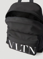 VLTN Canvas Backpack in Black