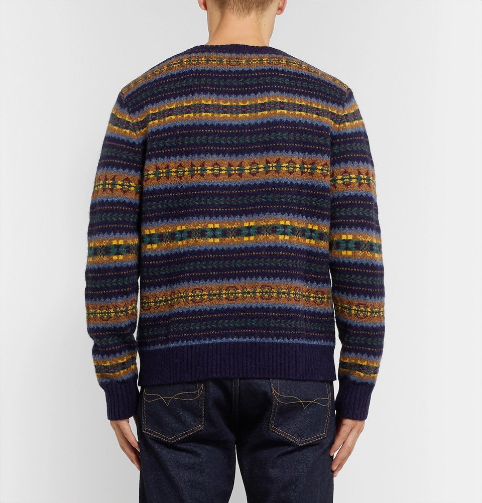 Polo Ralph Lauren - Fair Isle Wool Sweater - Navy Polo Ralph Lauren