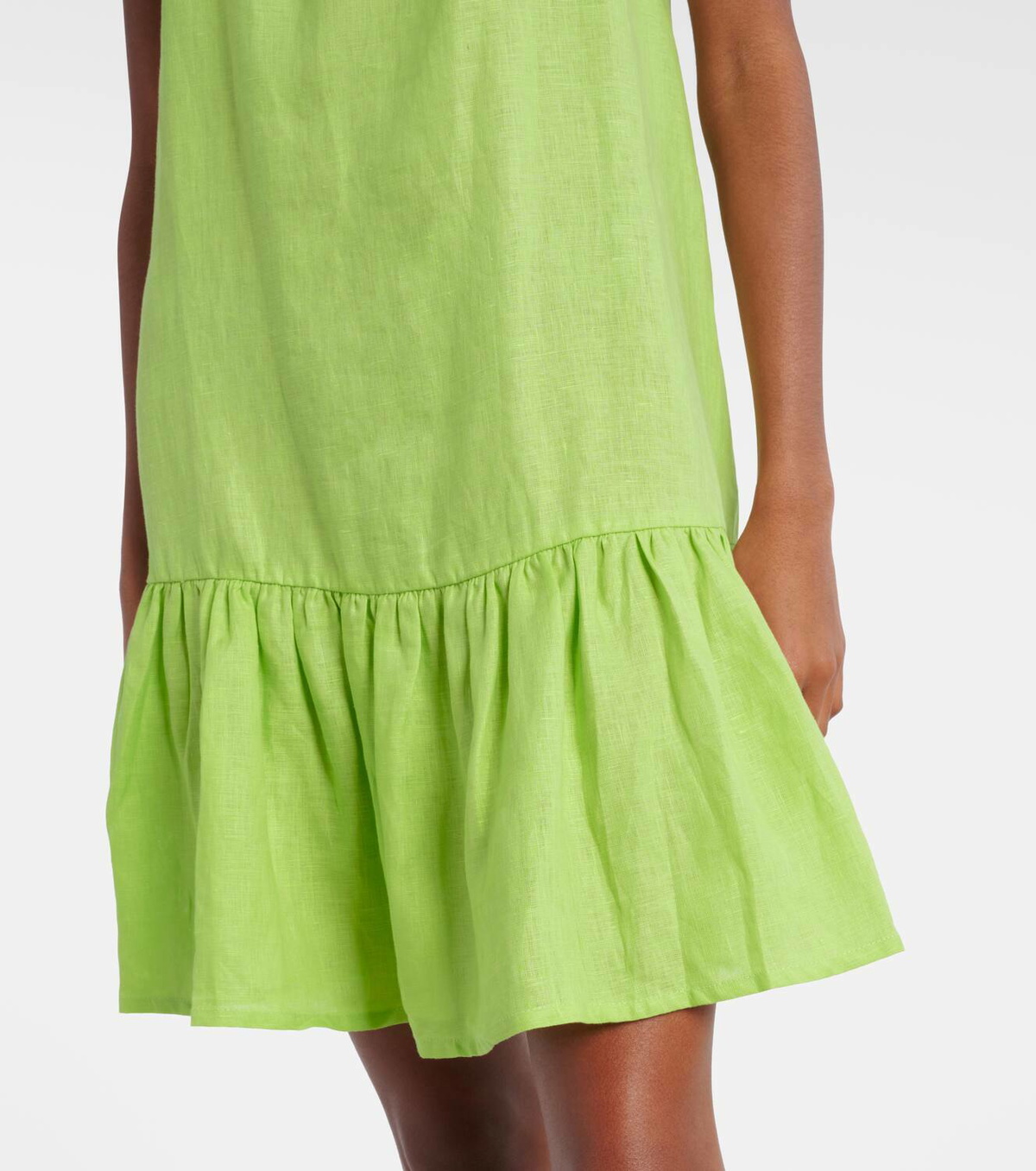 Asceno Adana linen minidress
