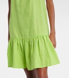 Asceno Adana linen minidress
