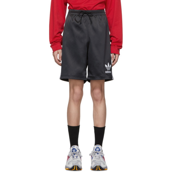 Photo: adidas Originals Black Satin Shorts