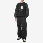 Undercover Men's Rose Cashmere Crew Knit in Black