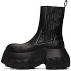 Rick Owens Black Tower Beatle Mega Tractor Chelsea Boots