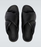 Rick Owens Donut Granola leather sandals