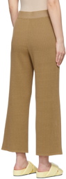 LE17SEPTEMBRE Brown Knit Lounge Pants