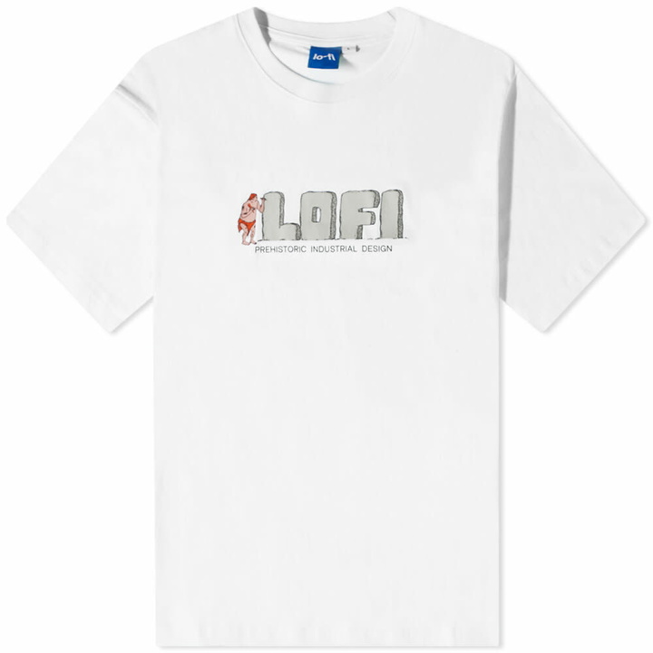 Photo: Lo-Fi Men's Prehistoric T-Shirt in White