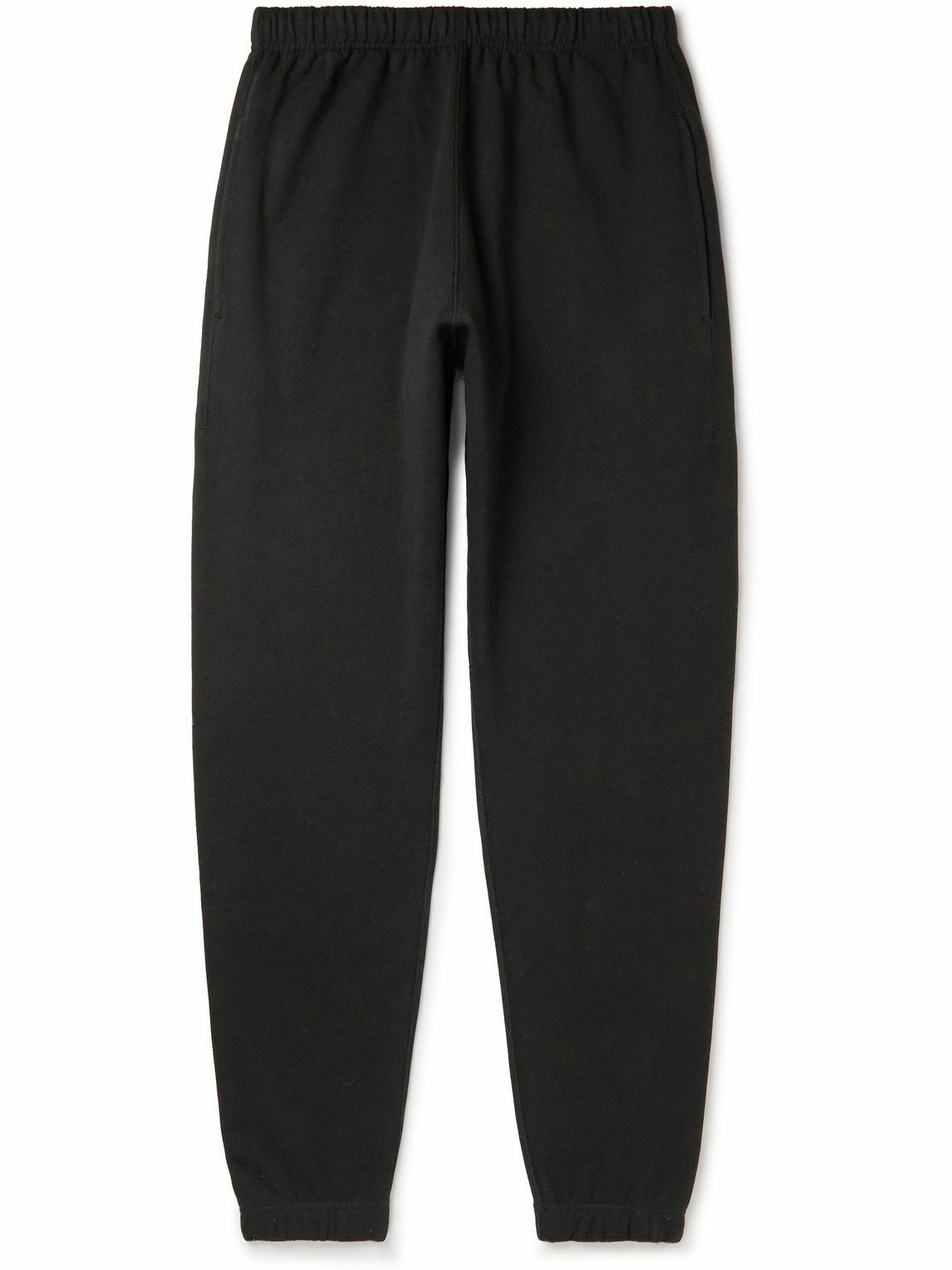 KENZO - Tapered Logo-Embroidered Cotton-Jersey Sweatpants - Black Kenzo