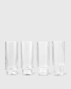 Ferm Living Ripple Long Drink Glasses   Set Of 4  Tableware
