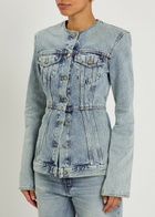 Haikure Temple Denim Jacket Blue