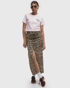 CLOSED EMBROIDERED TEE pink Womens Shortsleefe
