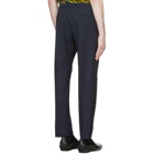 Dries Van Noten Navy Perkino Tape Trousers