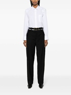 BETTTER Black Straight-Leg Wool Trousers