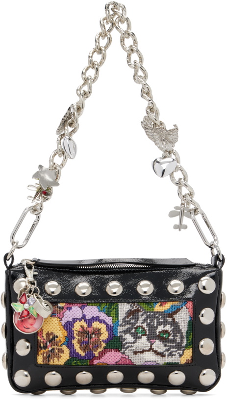 Photo: Chopova Lowena Black Fillie Pouch Bag