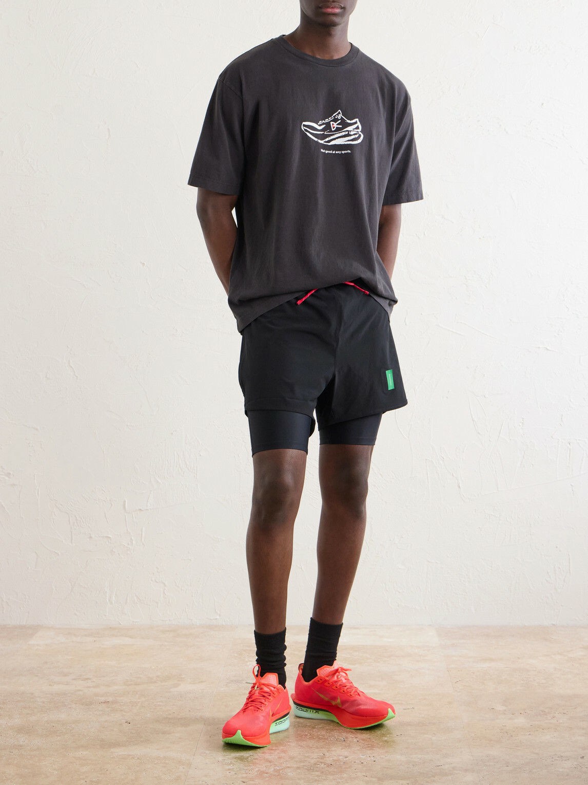 DISTRICT VISION - California Printed Cotton-Jersey T-Shirt - Black