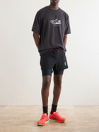 DISTRICT VISION - California Printed Cotton-Jersey T-Shirt - Black