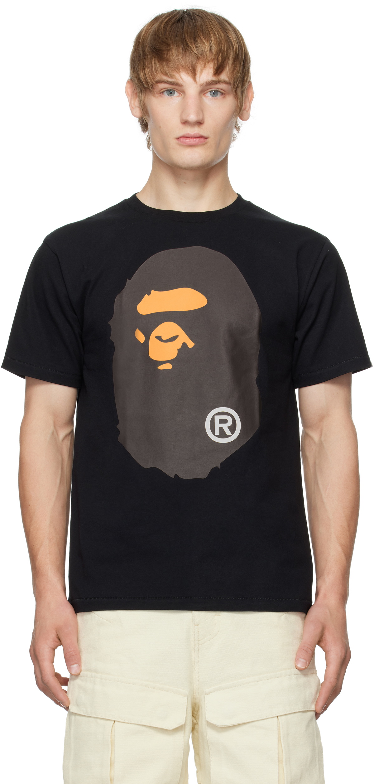 A Bathing Ape Big Ape Head Tee Black