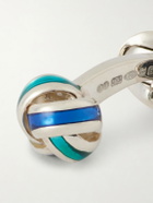 Deakin & Francis - Enamel Sterling Silver Cufflinks