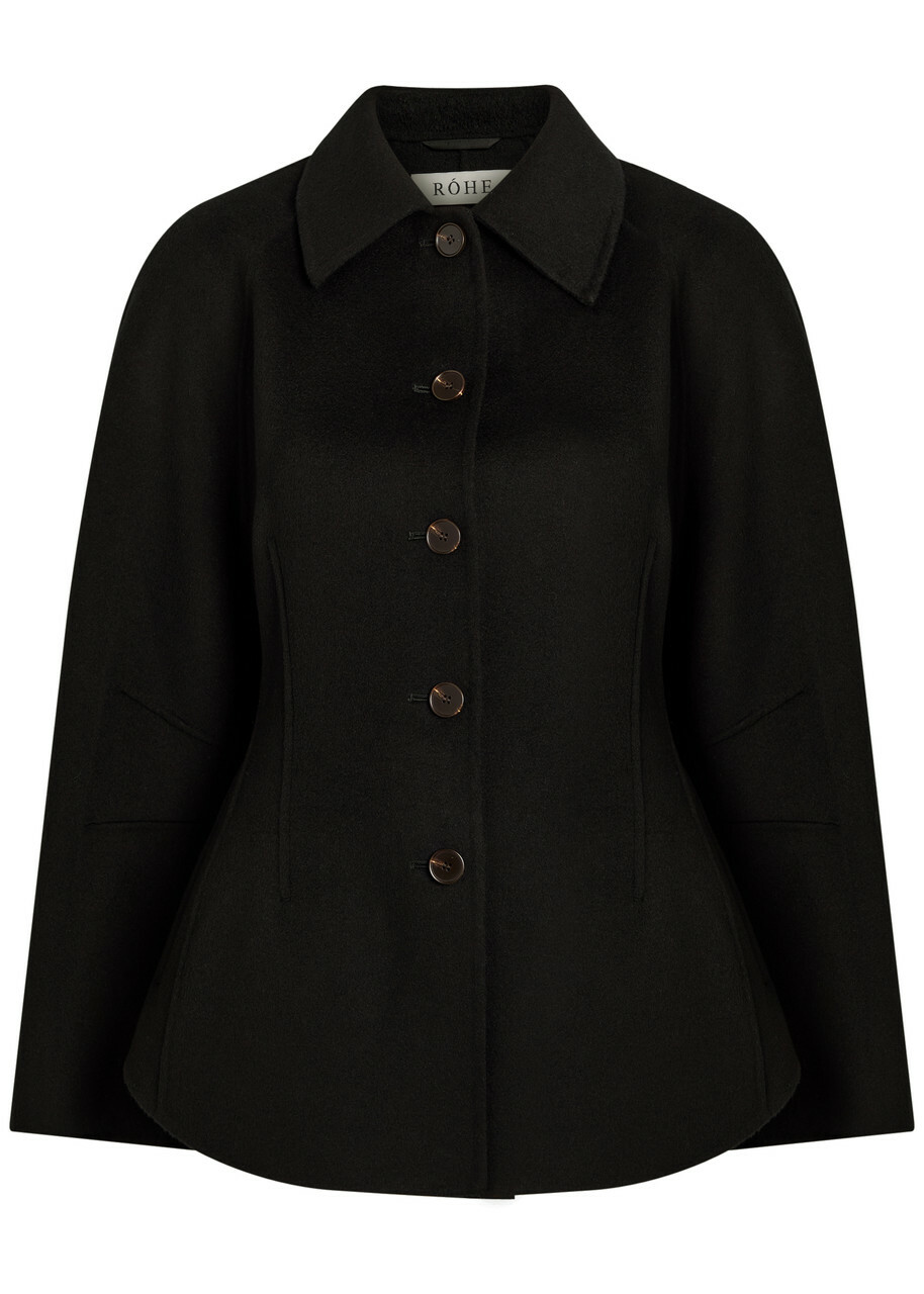 Rohe Sculpted Wool Jacket Black