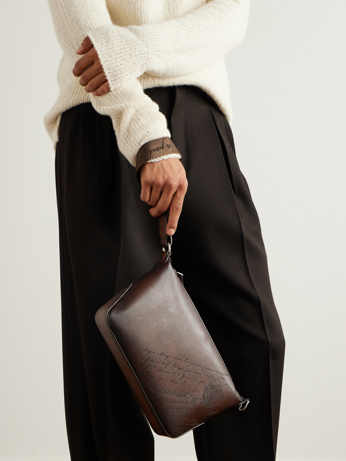 Berluti - Toujours Soft Scritto Venezia Leather Pouch