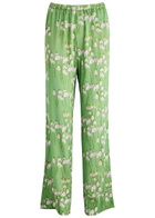 Bernadette Louis Floral-print Stretch-silk Pyjama Trousers Multi Print