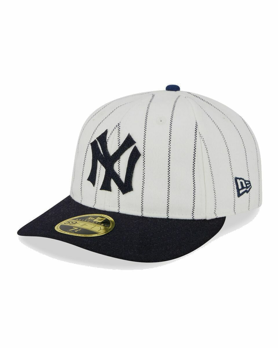 Photo: New Era Mlb Stripe 59 Fifty Rc New York Yankees Grey/White - Mens - Caps