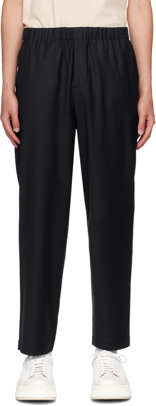 Photo: Barena Navy Cordier Trousers