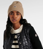 Moncler Logo wool beanie