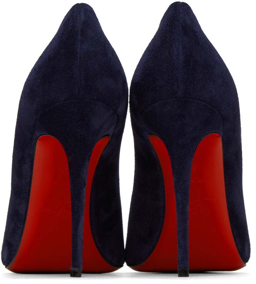 Christian Louboutin Navy Kate 100 Heels Christian Louboutin