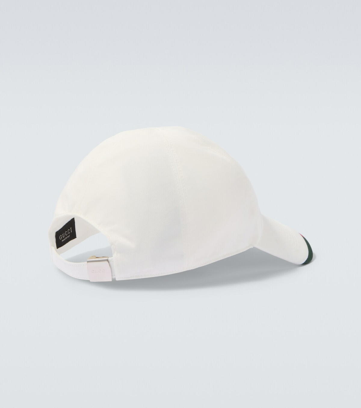 Gucci Web Stripe cotton-blend baseball cap