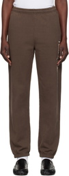 Sporty & Rich Brown H&W Crest Sweatpants