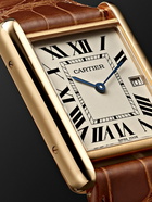 Cartier - Tank Louis Cartier 34mm 18-Karat Gold and Alligator Watch, Ref. No. CRW1529756