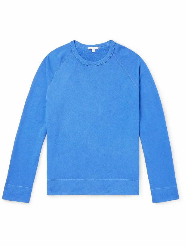Photo: James Perse - Cotton-Jersey Sweatshirt - Blue