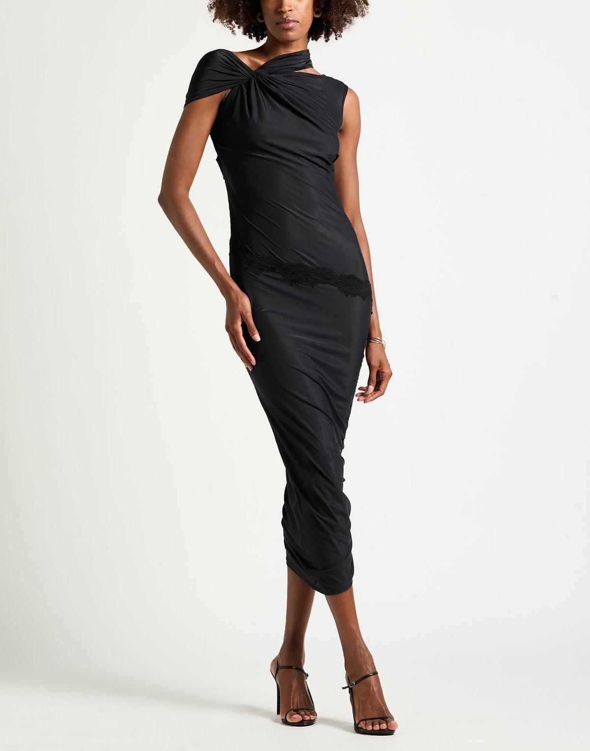 Vaillant Womens Midi dress in Black