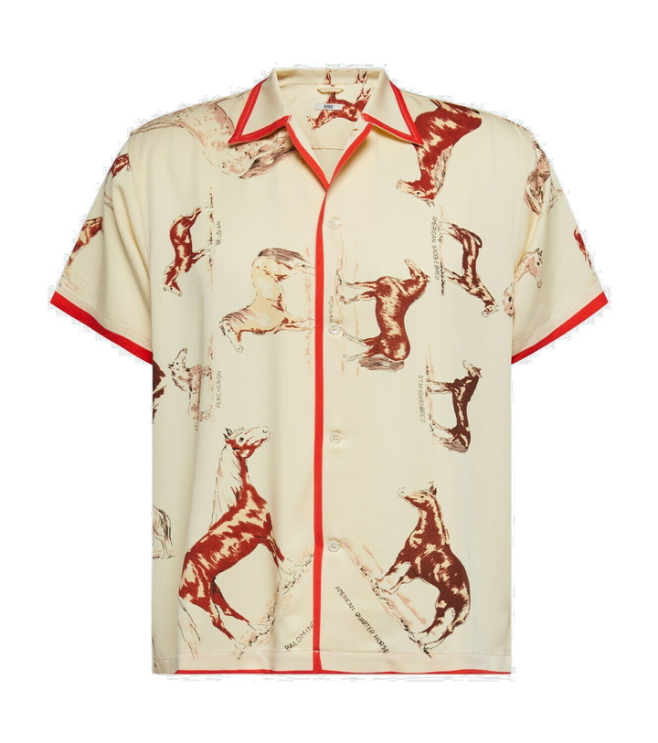 Photo: Bode Equine printed bowling shirt